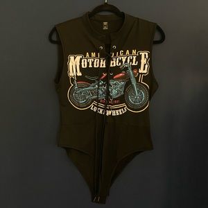Motorcycle Bodysuit | SHEIN